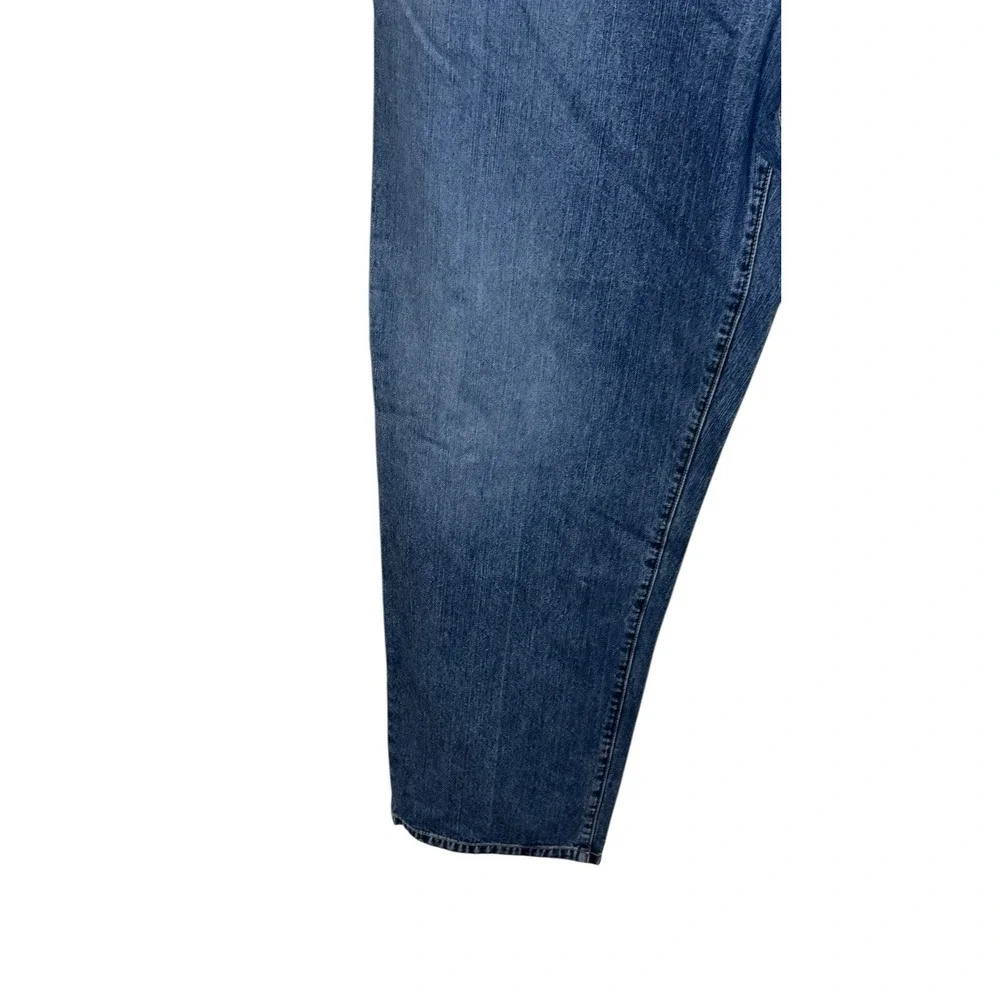 Azzure Men's Jeans Vtg. Y2K Hip Hop Streetwear Baggy Straight Fit Blue Sz. 40X34